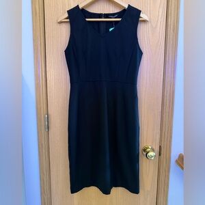 NWT 41 HAWTHORN Sleek Classic Sleeveless Short Midi A-Line Dress Women’s Size S
